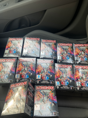 2023-24 NBA Prizm Monopoly blaster box x12 lot