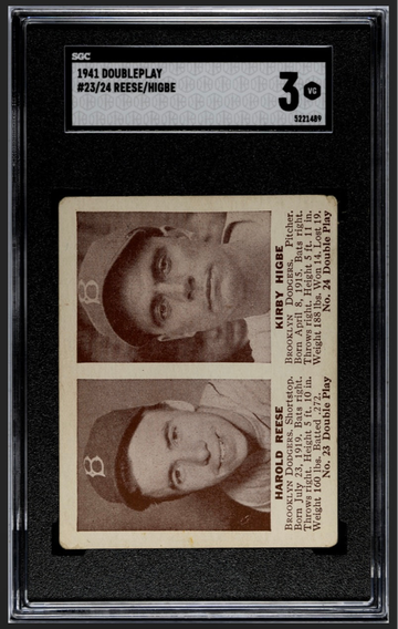 REESE/HIGBE 1941 DOUBLEPLAY SGC 3!