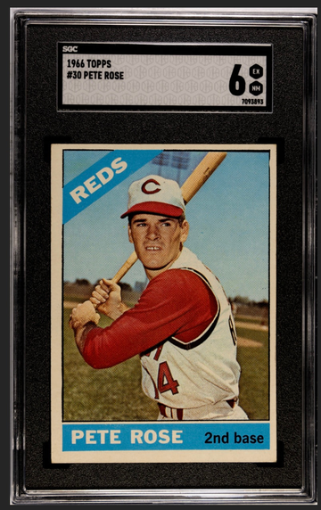 PETE ROSE 1966 TOPPS SGC 6!