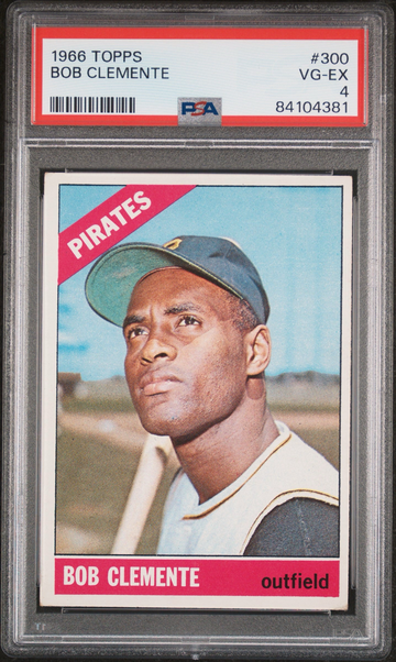 ROBERTO CLEMENTE 1966 TOPPS PSA 4!
