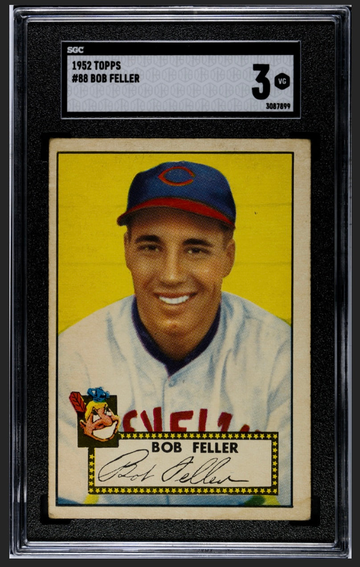 BOB FELLER 1952 TOPPS SGC 3!
