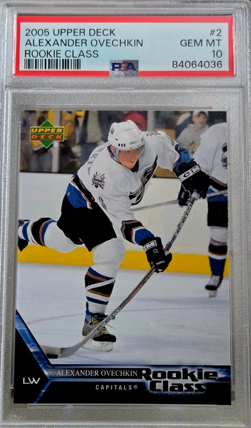 2005 Upper Deck Rookie Class Alexander Ovechkin Rookie Class PSA 10
