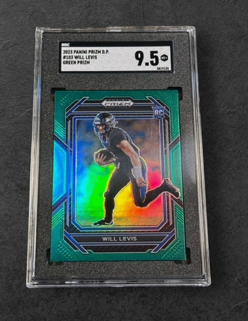 2023 Panini Prizm Draft Picks #103 Will Levis Green Prizm RC PSA 9.5 Mint+
