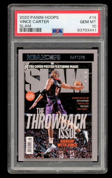 2020 Panini Hoops Vince Carter Slam Magazine #14 PSA 10 