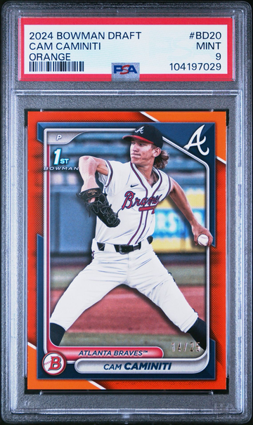 2024 Bowman Draft Cam Caminiti Orange /25