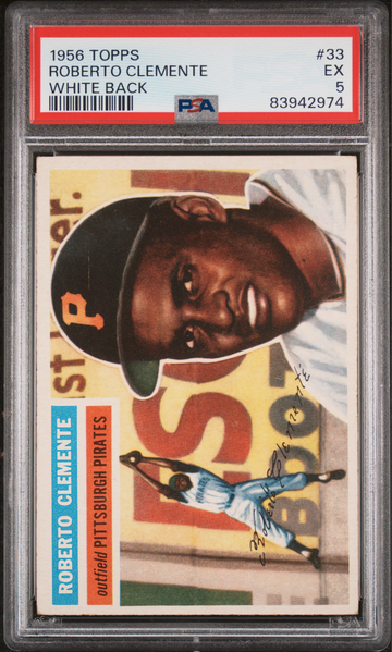 1956 Topps Roberto Clemente PSA 5