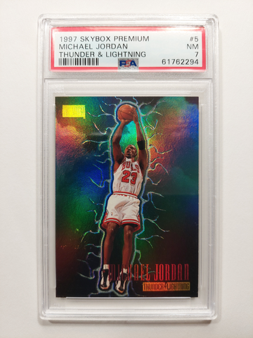 1997 Skybox Premium Michael Jordan Thunder & Lightning PSA 7 #5