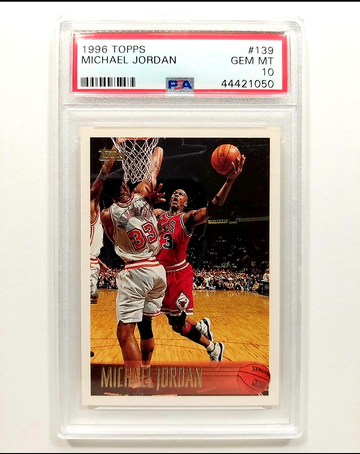 1996 Topps Michael Jordan PSA 10 #139