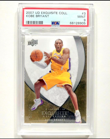 2007 UD Exquisite Collection Kobe Bryant/225 PSA 9 #3