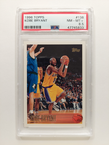 1996 Topps Kobe Bryant RC PSA 8.5 #138