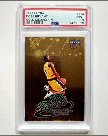 1998 Fleer Ultra Kobe Bryant Gold Medallion PSA 9 #61G