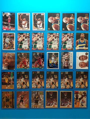 Chris Webber RC and base lot of 30