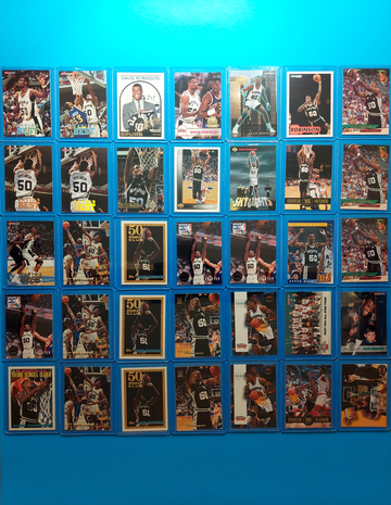 David Robinson 35 card lot.