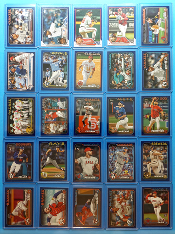 2023/24' Topps Baseball Blue Parallel Lot of 52