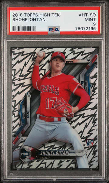 2018 Topps High Tek Shohei Ohtani PSA 9