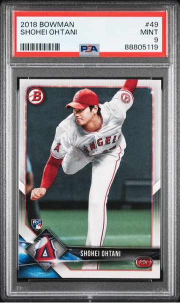 2018 Bowman Shohei Ohtani PSA 9