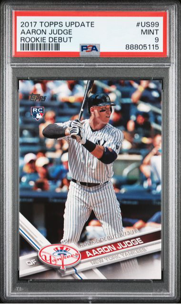 2017 Topps Update Aaron Judge PSA 9