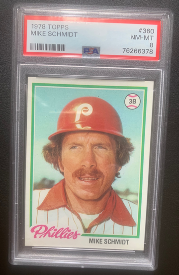 1978 Topps Mike Schmidt PSA 8 NM-MT