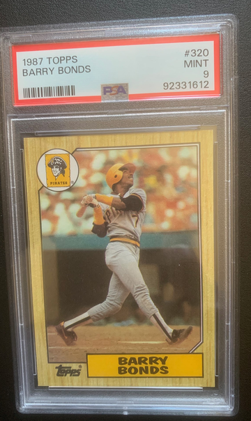 1987 Topps Barry Bonds PSA 9 MINT 