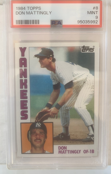 1984 Topps Don Mattingly Rookie PSA 9 MINT #8
