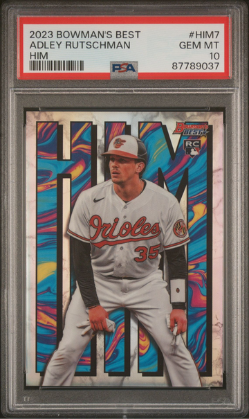 2023 BOWMAN'S BEST ADLEY RUTSCHMAN HIM PSA 10!!