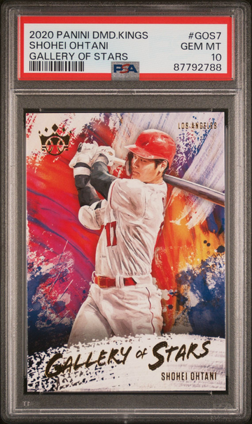 2020 PANINI DIAMOND KINGS #GOS7 SHOHEI OHTANI GALLERY OF STARS PSA 10!