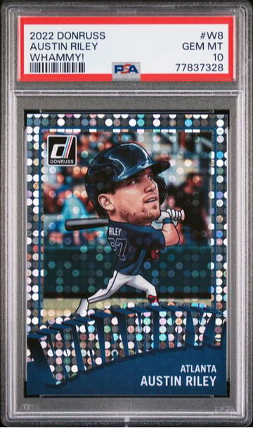 2022 PANINI DONRUSS #W8 AUSTIN RILEY WHAMMY! PSA 10!