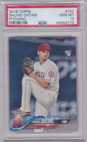 2018 Topps Shohei Ohtani Pitching #700 PSA 10 GEM MT