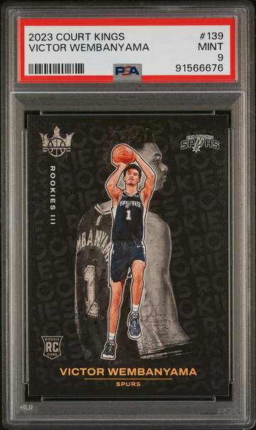 2023 COURT KINGS VICTOR WEMBANYAMA ROOKIE PSA 9