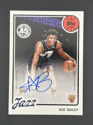 2025 Topps Chrome Ace Bailey 1980 Auto
