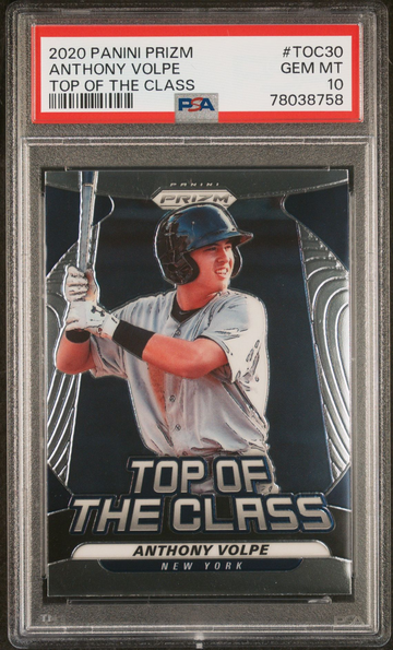 2020 Prizm Top Of The Class Anthony Volpe RC PSA 10