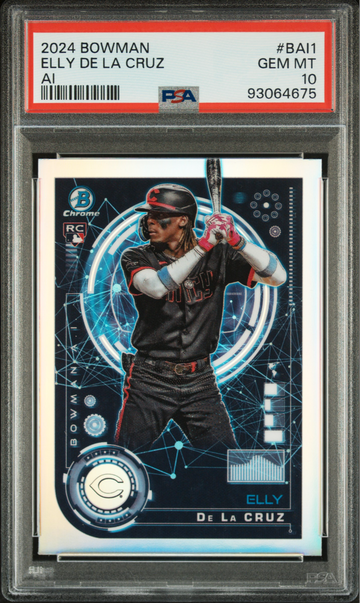 2024 Bowman Chrome Elly De La Cruz AI PSA 10