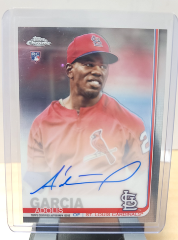 Topps chrome Adolis Garcia auto