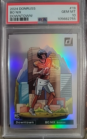 2024 Panini Donruss Bo Nix Downtown