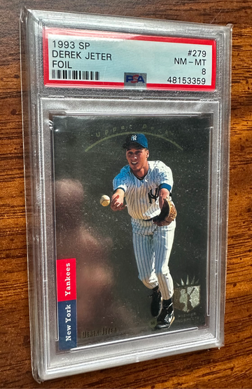 Derek Jeter 1993 SP Foil Rookie PSA 8 Yankees HOF