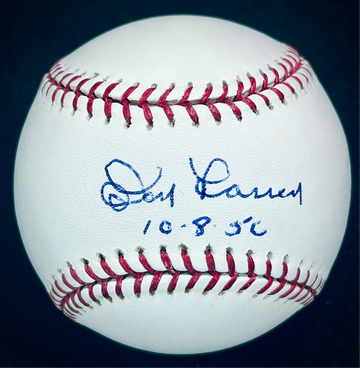 Don Larsen Signed Ball World Series Perfect Game 10-8-56 JSA
