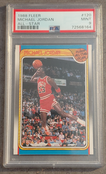 1988 Fleer #120 Michael Jordan All-Star PSA 9