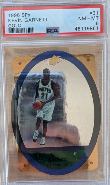1996 SPX Kevin Garnett HoF PSA 8