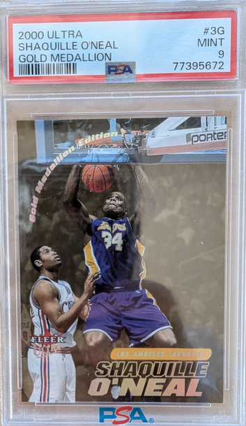 200 Ultra Gold Medallion Shaquille O'Neal PSA 9 mint