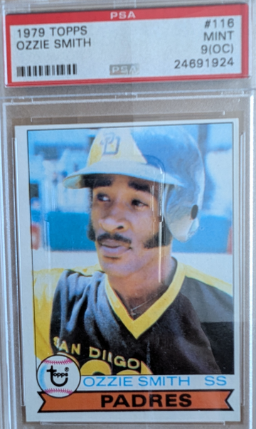 1979 Topps Ozzie Smith Rookie low pop PSA 9