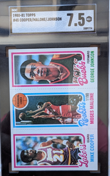 1980 Topps Michael Cooper Lakers HoF RC SGC 7.5 Low Pop!
