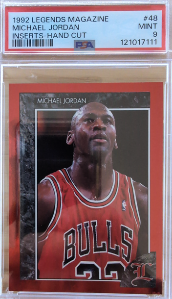 1992 Legends Magazine Michael Jordan PSA 9 none higher!