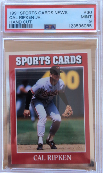 1991 Sports Card News Cal Ripken Jr. #30 PSA 9 low pop