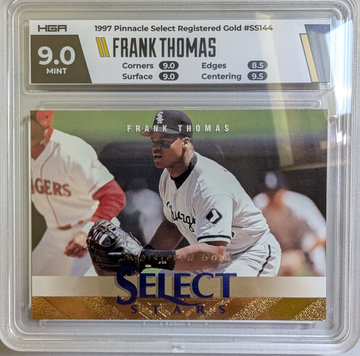 1997 Pinnacle Select Registered Gold HoF HGA 9 horizontal slab!