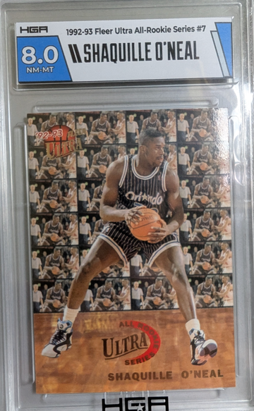 1992 Ultra All Rookies Shaquille O'Neal HoF RC HGA 8