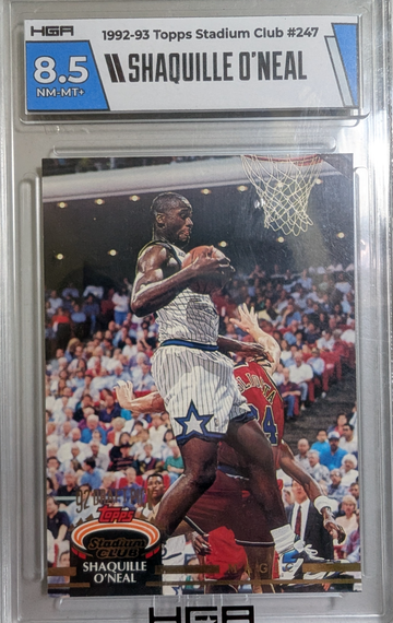 1992 Stadium Club Shaquille O'Neal HoF RC HGA 8.5