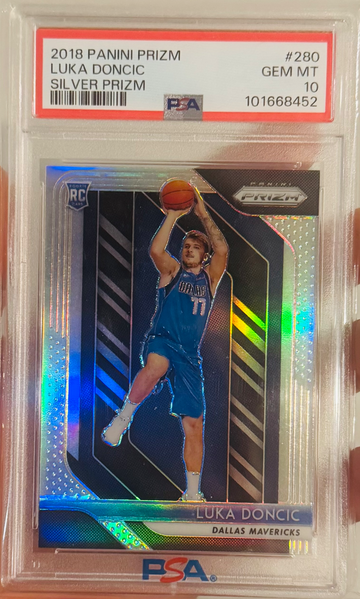 Luka Doncic 2018 Prizm Silver PSA 10 Rookie