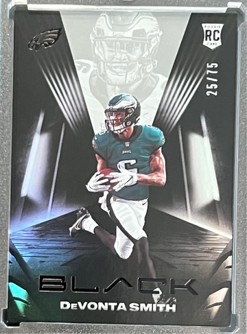 2021 DeVonta Smith Black RC 25/75