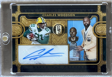 2024 Charles Woodson Gold Standard HOF Auto 01/10