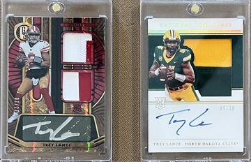 2021 Trey Lance Auto Patch Lot of 2